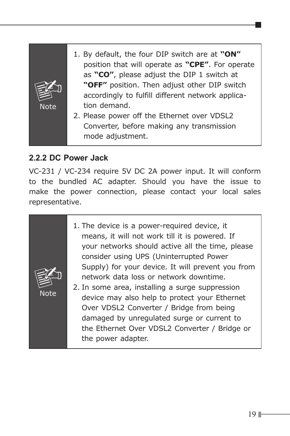 PLANET VC-231 User Manual | Page 19 / 32