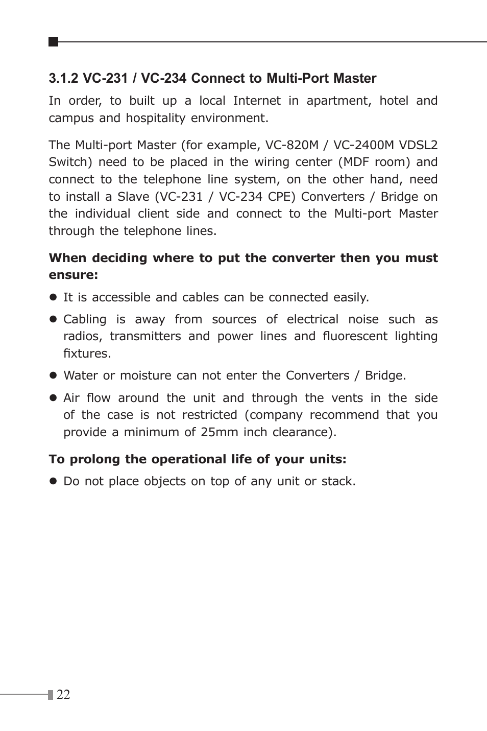 PLANET VC-231 User Manual | Page 22 / 32