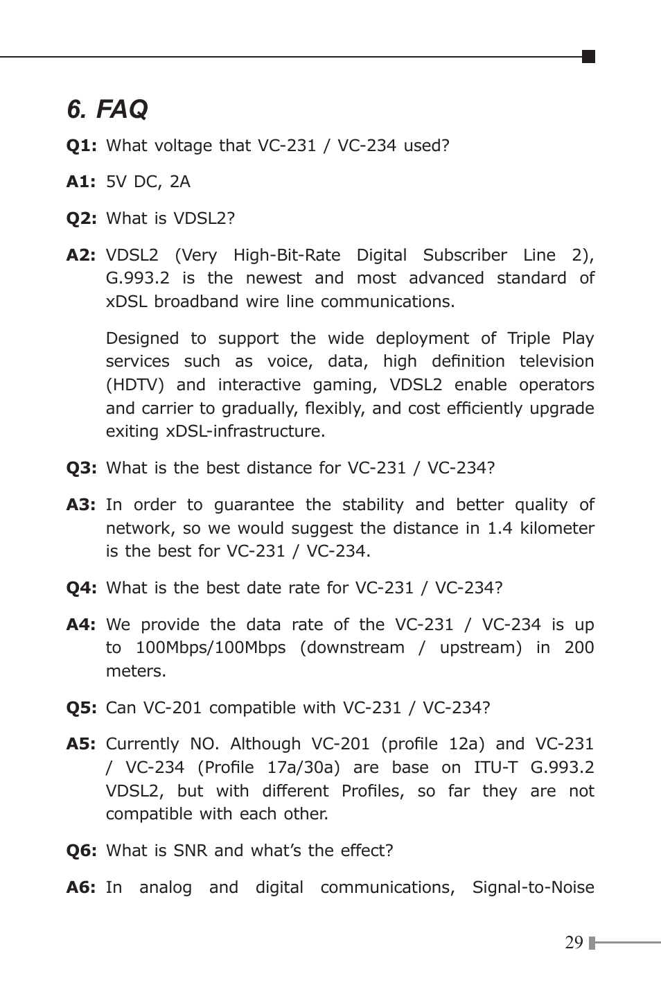 PLANET VC-231 User Manual | Page 29 / 32