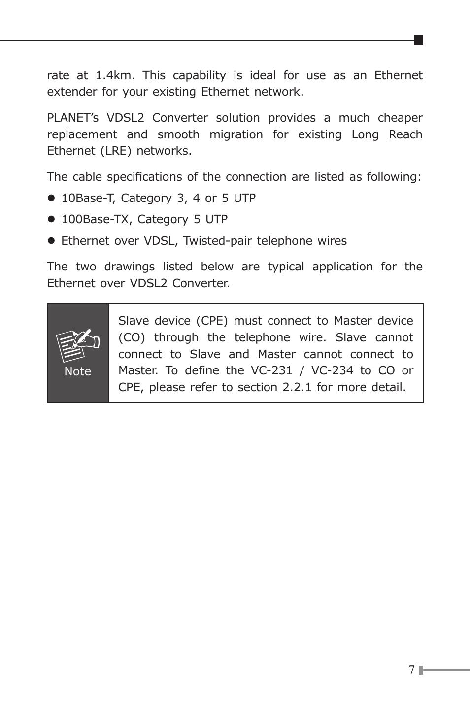 PLANET VC-231 User Manual | Page 7 / 32