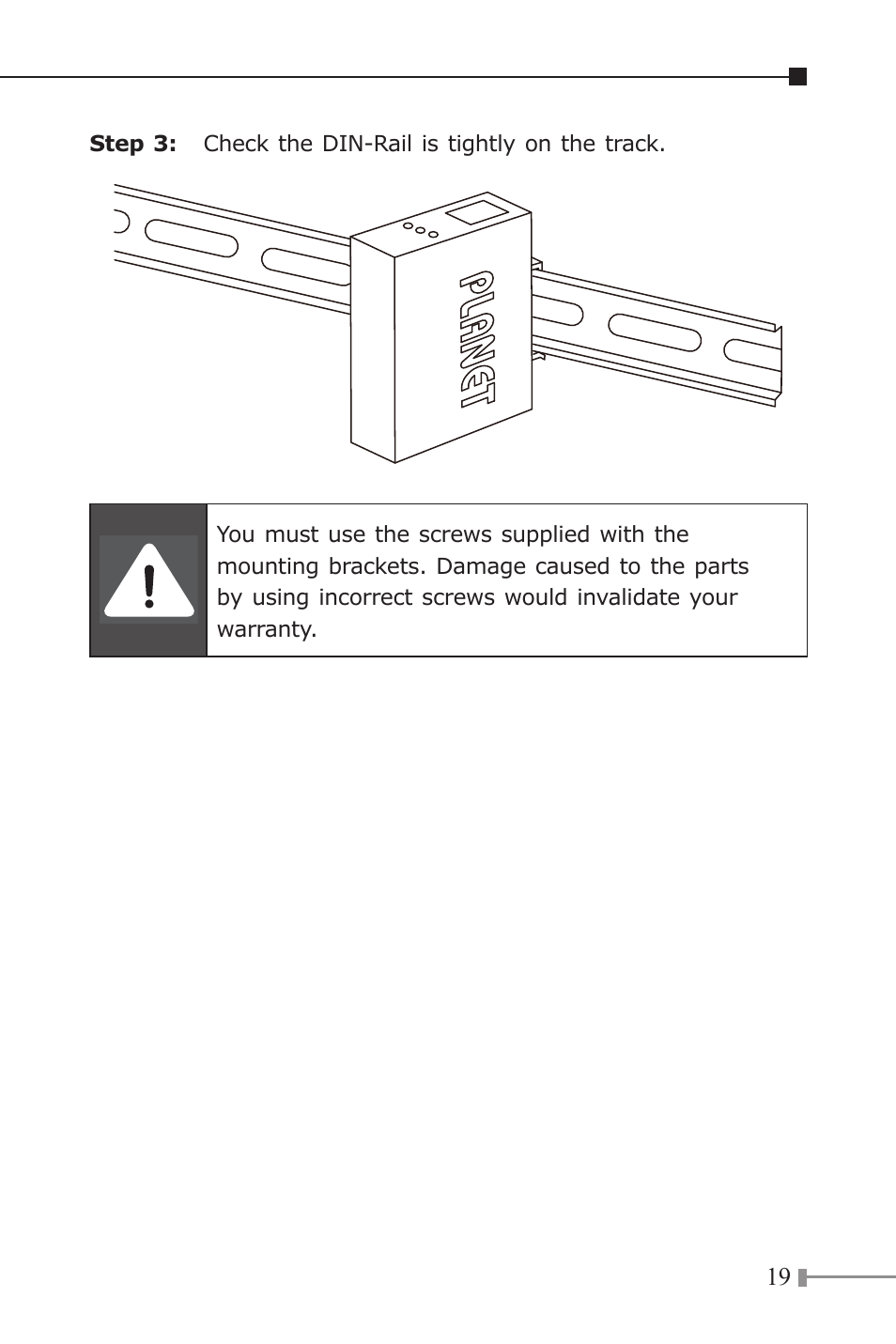 PLANET VF-10x-KIT User Manual | Page 19 / 20