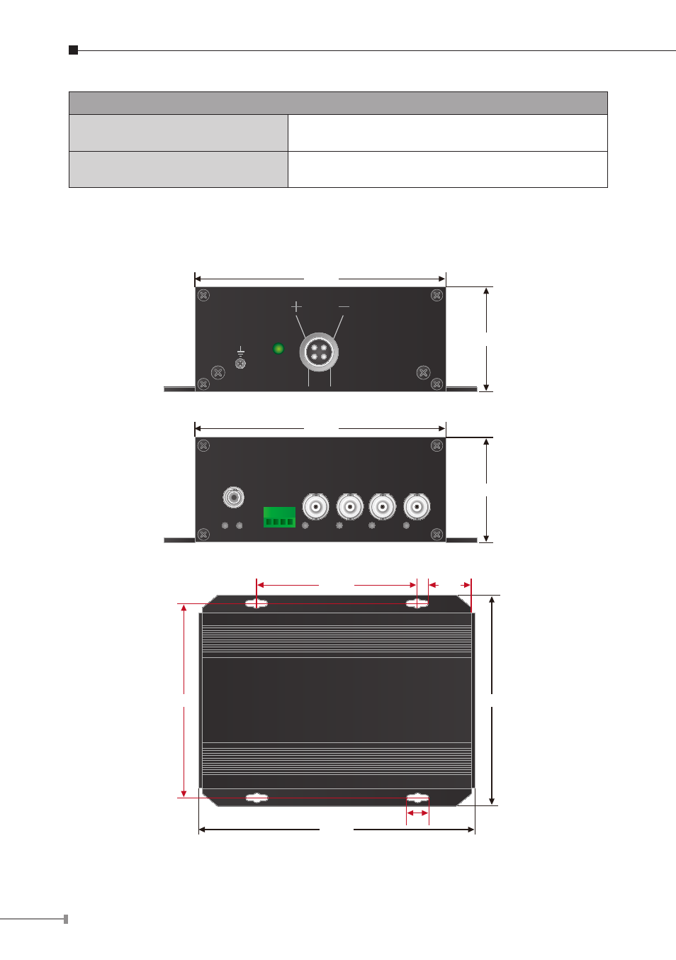 6 dimension of installing | PLANET VF-402-KIT User Manual | Page 12 / 20
