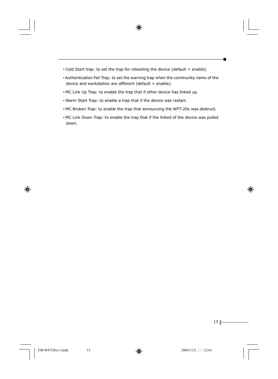 PLANET WFT-201 User Manual | Page 17 / 22