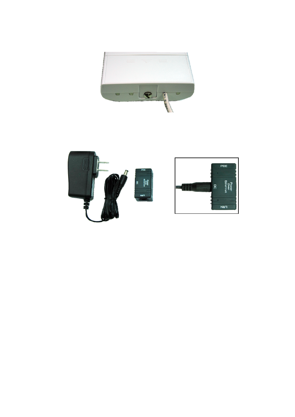 Figure 7 attach and fasten the removable cover, Figure 8 connect to poe injector | PLANET WNAP-7300 User Manual | Page 18 / 70