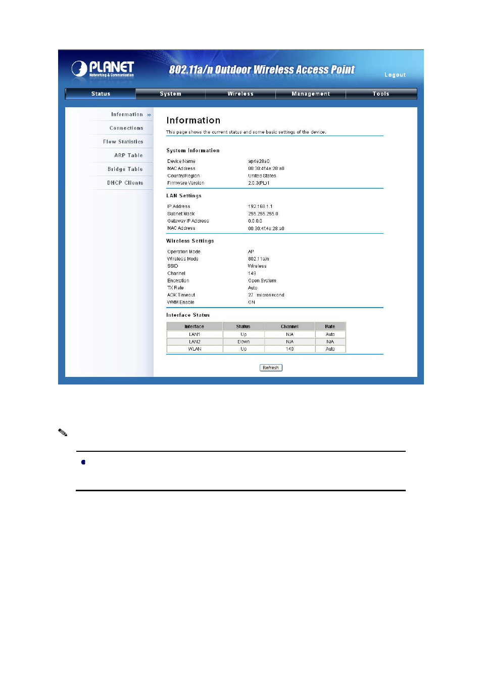 PLANET WNAP-7300 User Manual | Page 26 / 70