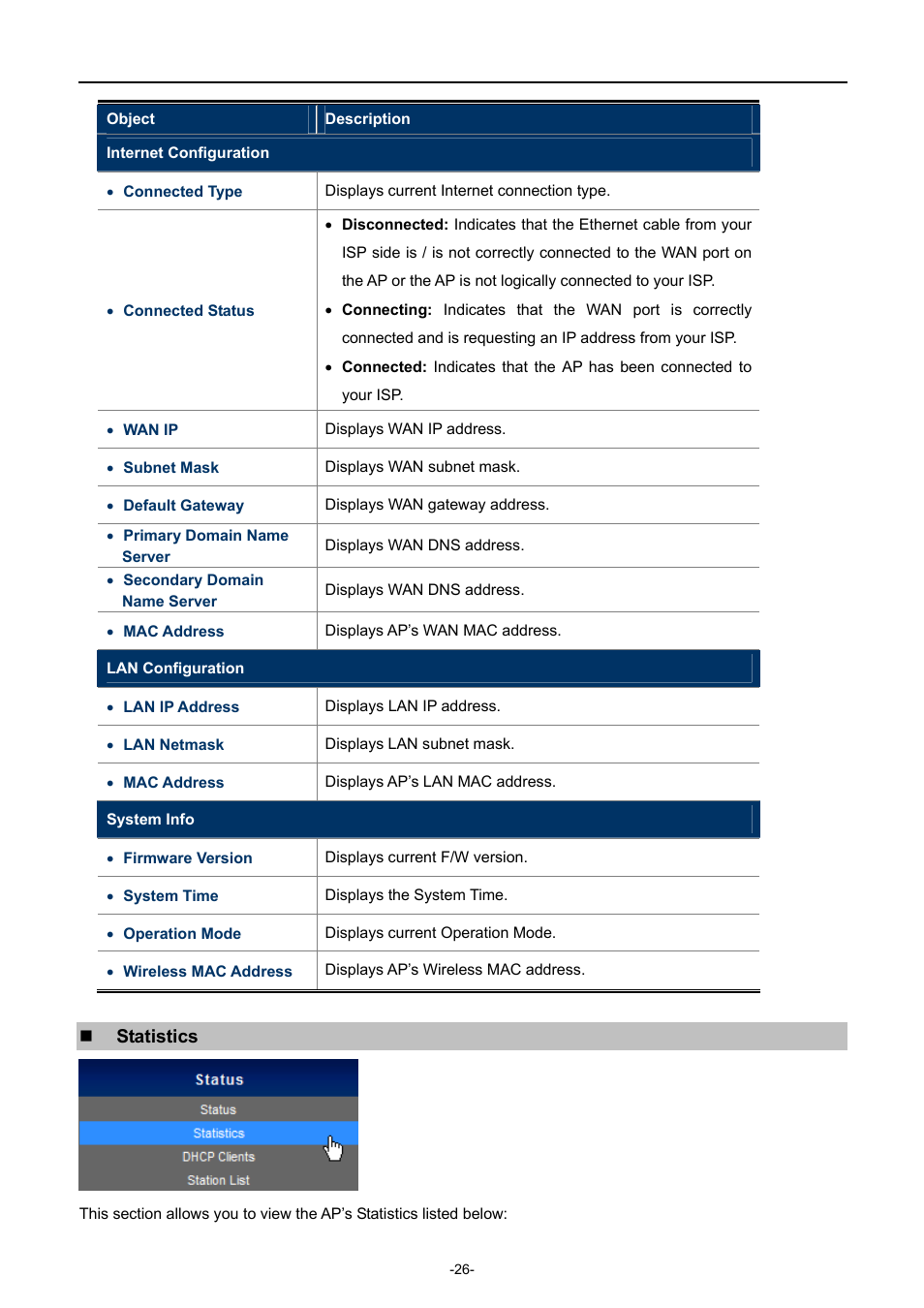 PLANET WNAP-7320 User Manual | Page 34 / 106