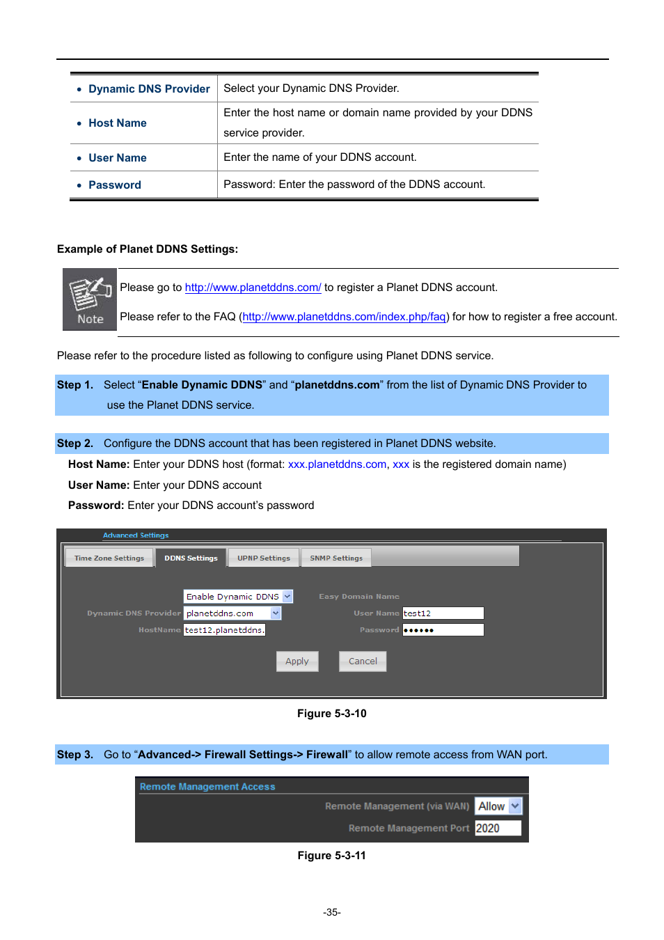 PLANET WNAP-7320 User Manual | Page 43 / 106