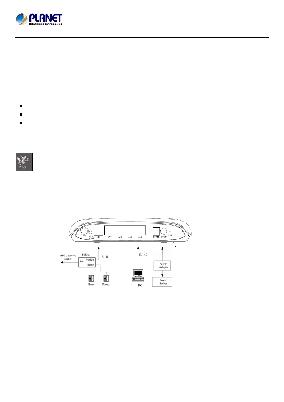 Chapter 2. hardware installation | PLANET ADN-4101 User Manual | Page 16 / 73