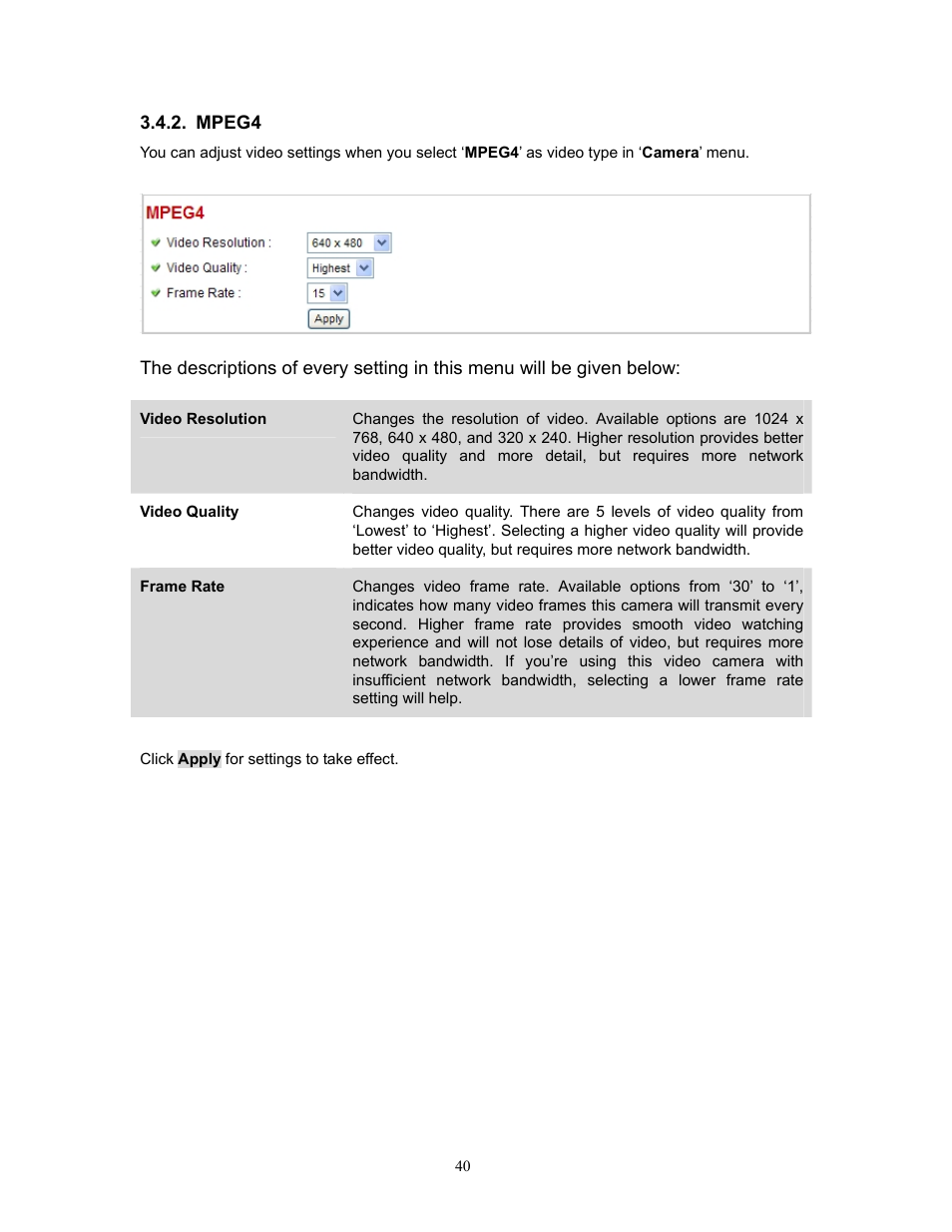 Mpeg4 | PLANET ICA-HM220W User Manual | Page 41 / 88