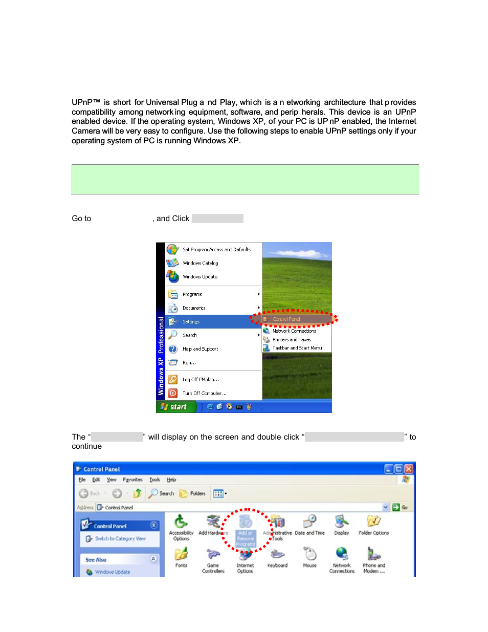 7 using upnp of windows xp or vista, 1 windows xp, Using upnp of windows xp or vista | PLANET ICA-HM830W User Manual | Page 20 / 81