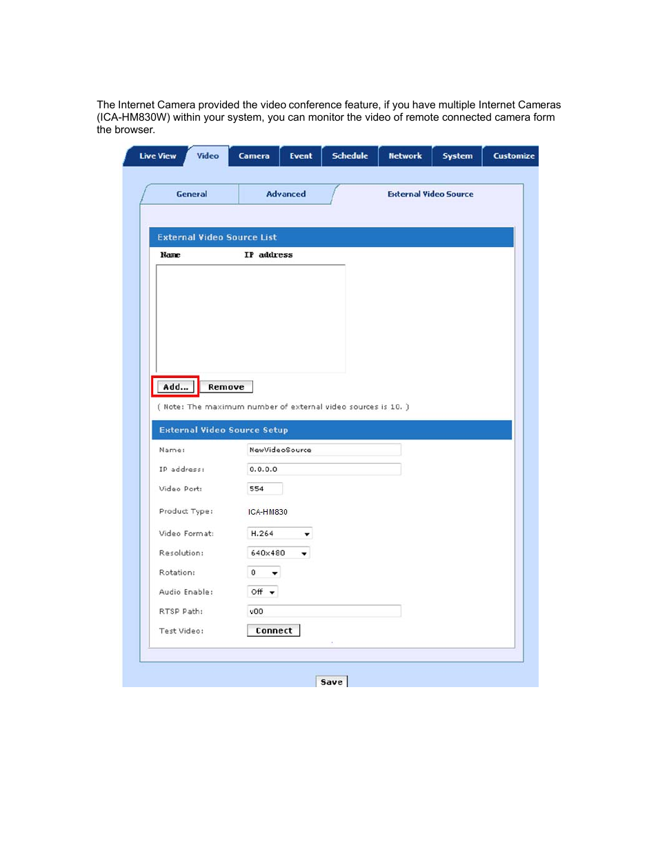 3 external video source | PLANET ICA-HM830W User Manual | Page 33 / 81