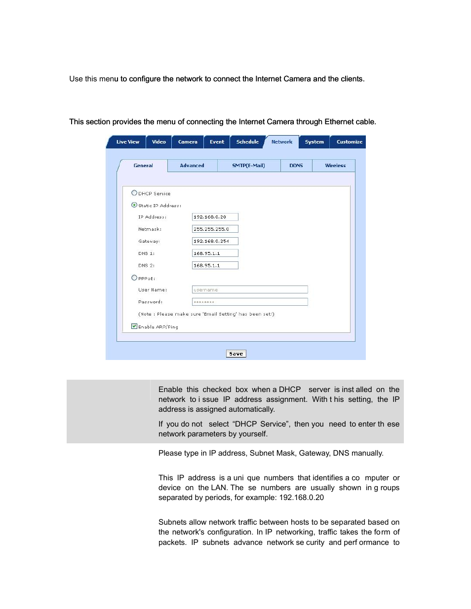 8 network configuration, 1 network general settings | PLANET ICA-HM830W User Manual | Page 48 / 81