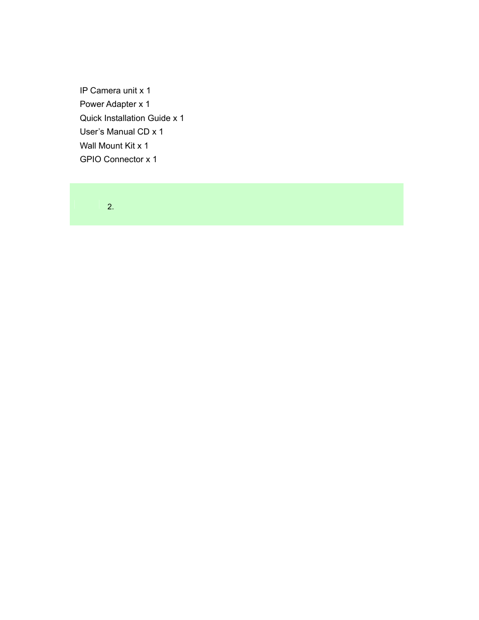 3 package contents, Package contents | PLANET ICA-HM830W User Manual | Page 7 / 81