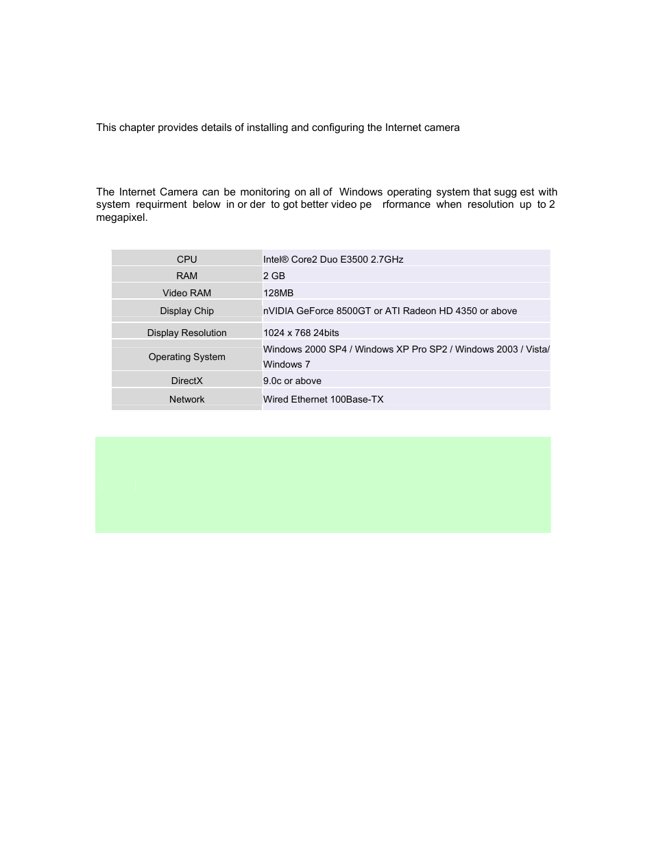 Basic setup, 1 system requirement, System requirement | PLANET ICA-HM830W User Manual | Page 8 / 81
