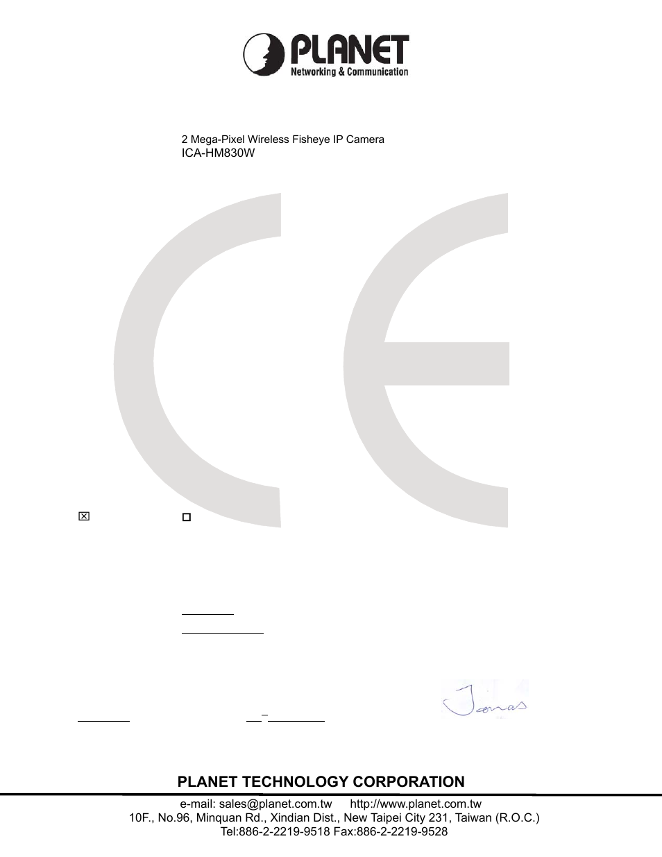 Planet technology corporation | PLANET ICA-HM830W User Manual | Page 80 / 81