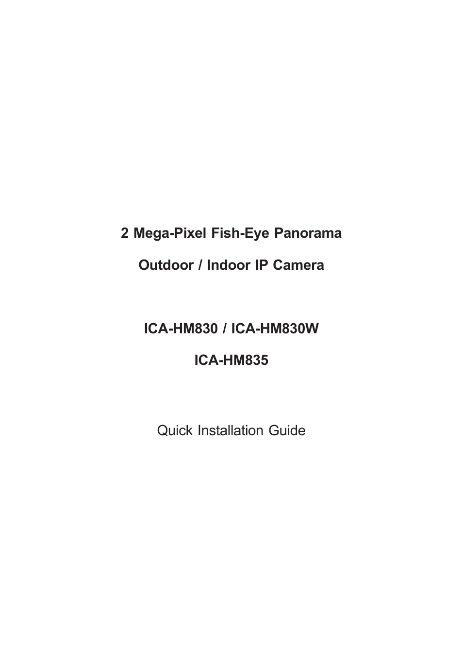PLANET ICA-HM830W User Manual | 20 pages