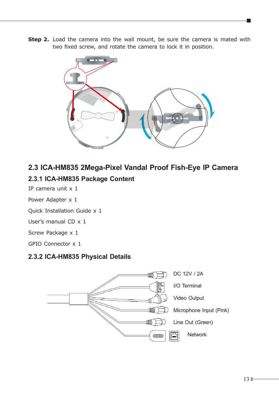 PLANET ICA-HM830W User Manual | Page 13 / 20