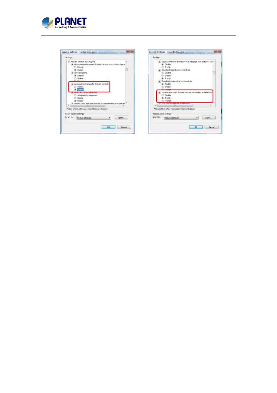 PLANET ICA-W7100 User Manual | Page 25 / 61