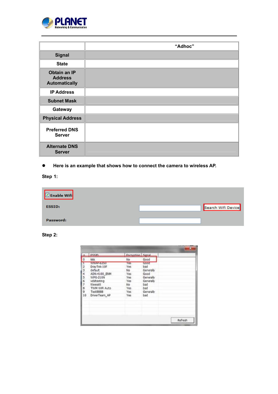 PLANET ICA-W7100 User Manual | Page 39 / 61