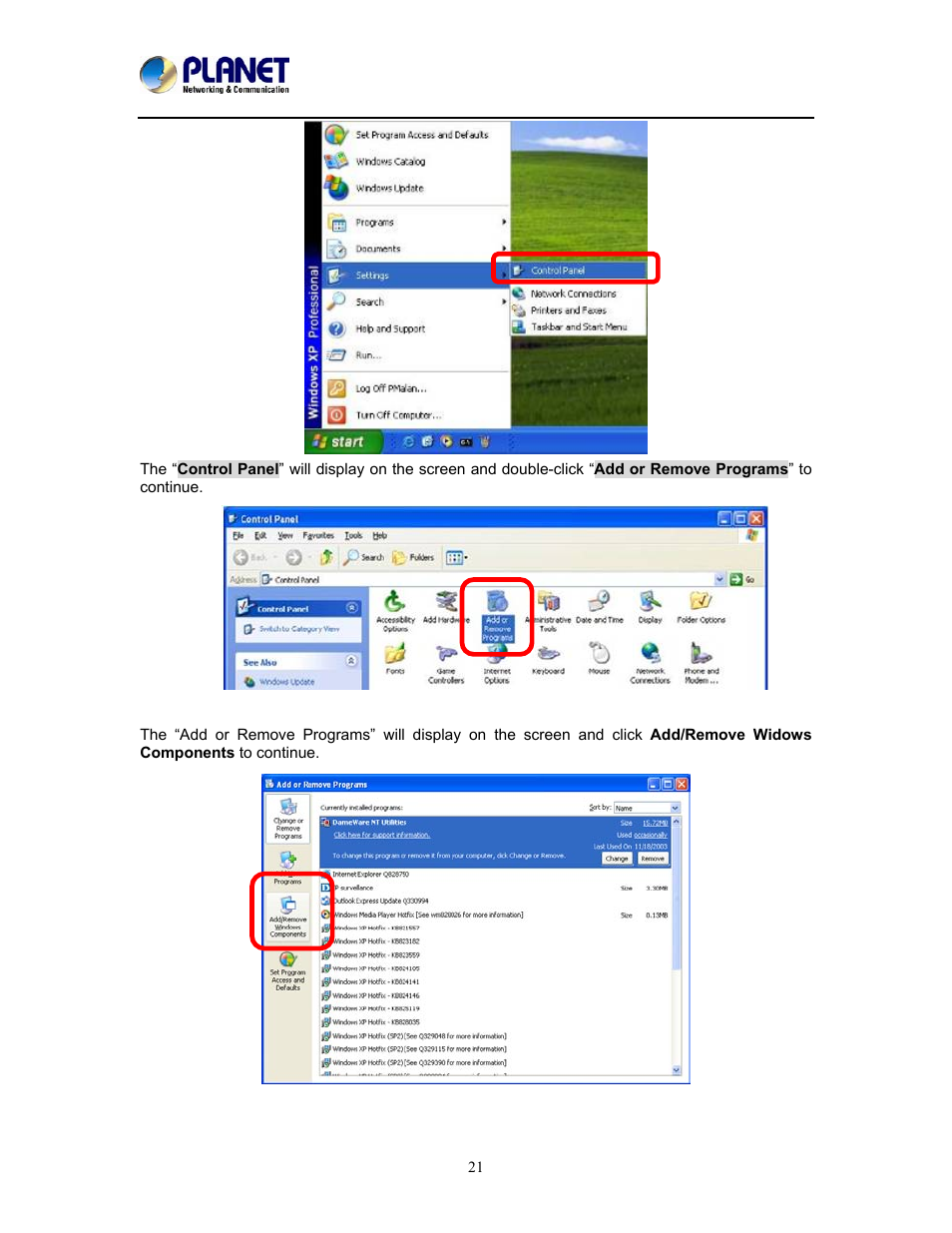 PLANET ICA-W8500 User Manual | Page 21 / 69