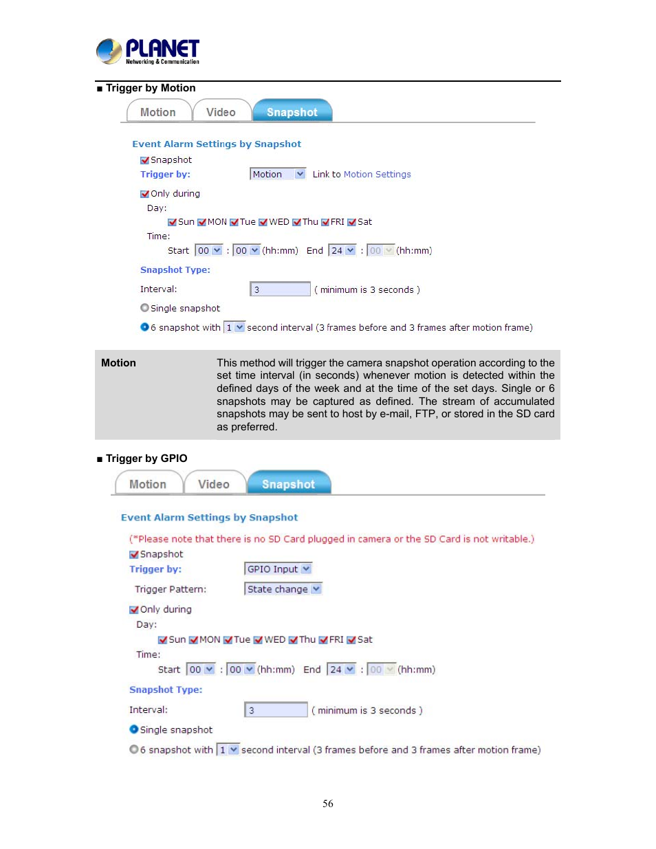 PLANET ICA-W8500 User Manual | Page 56 / 69