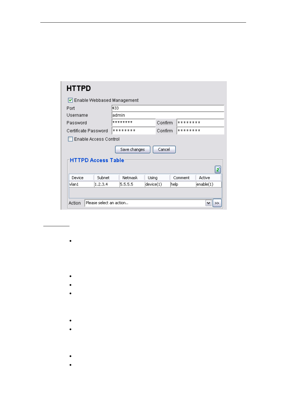 16 management > httpd | PLANET MAP-3020 User Manual | Page 115 / 126