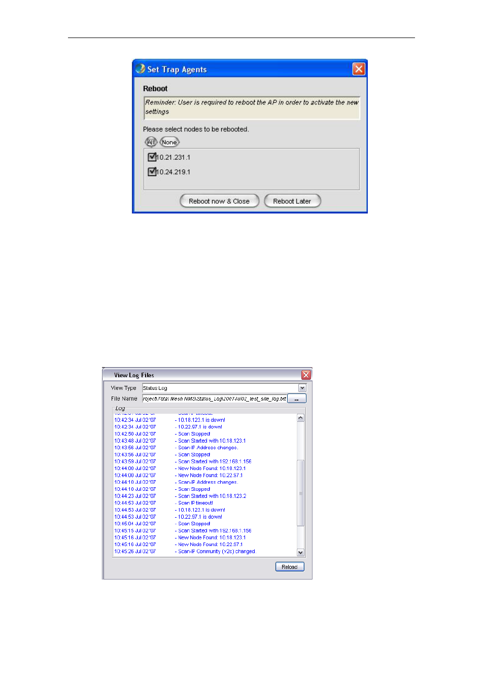 26 view log files | PLANET MAP-3020 User Manual | Page 50 / 126