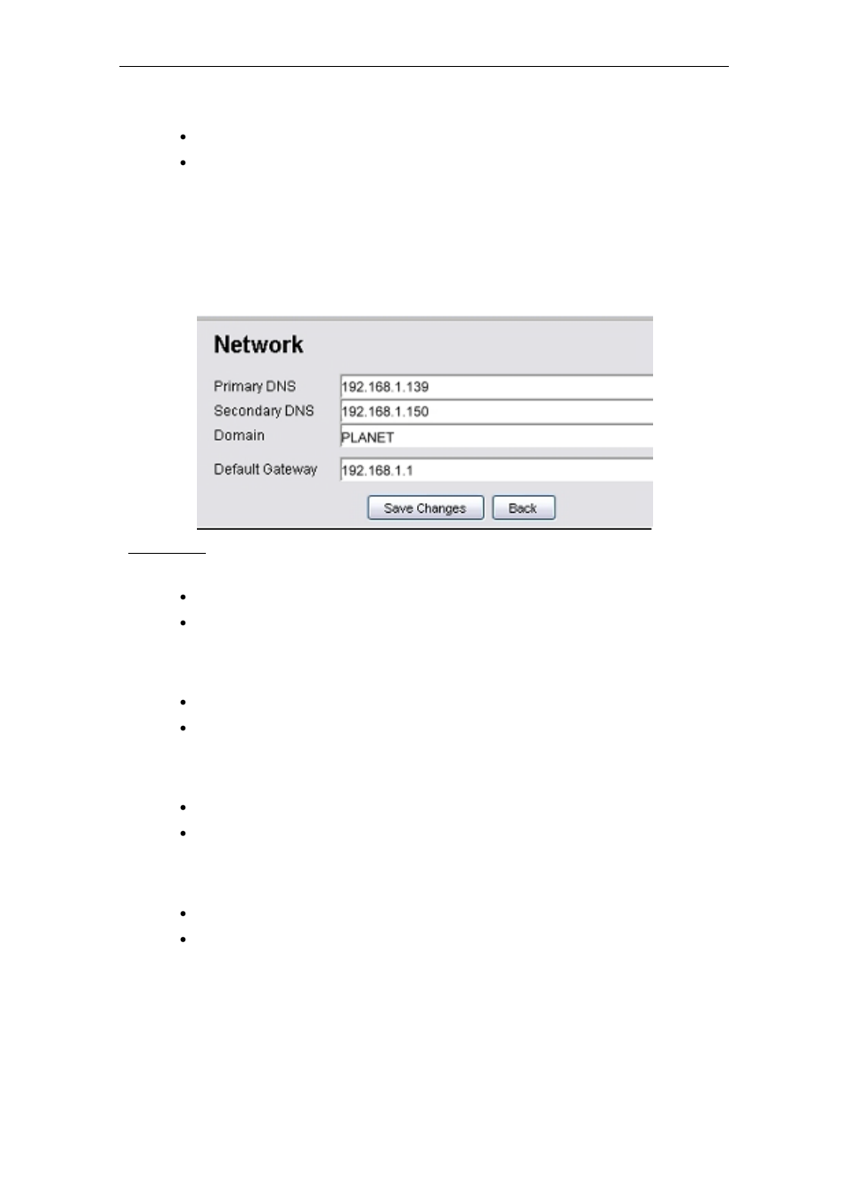 3 network > network, Network > network | PLANET MAP-3020 User Manual | Page 72 / 126