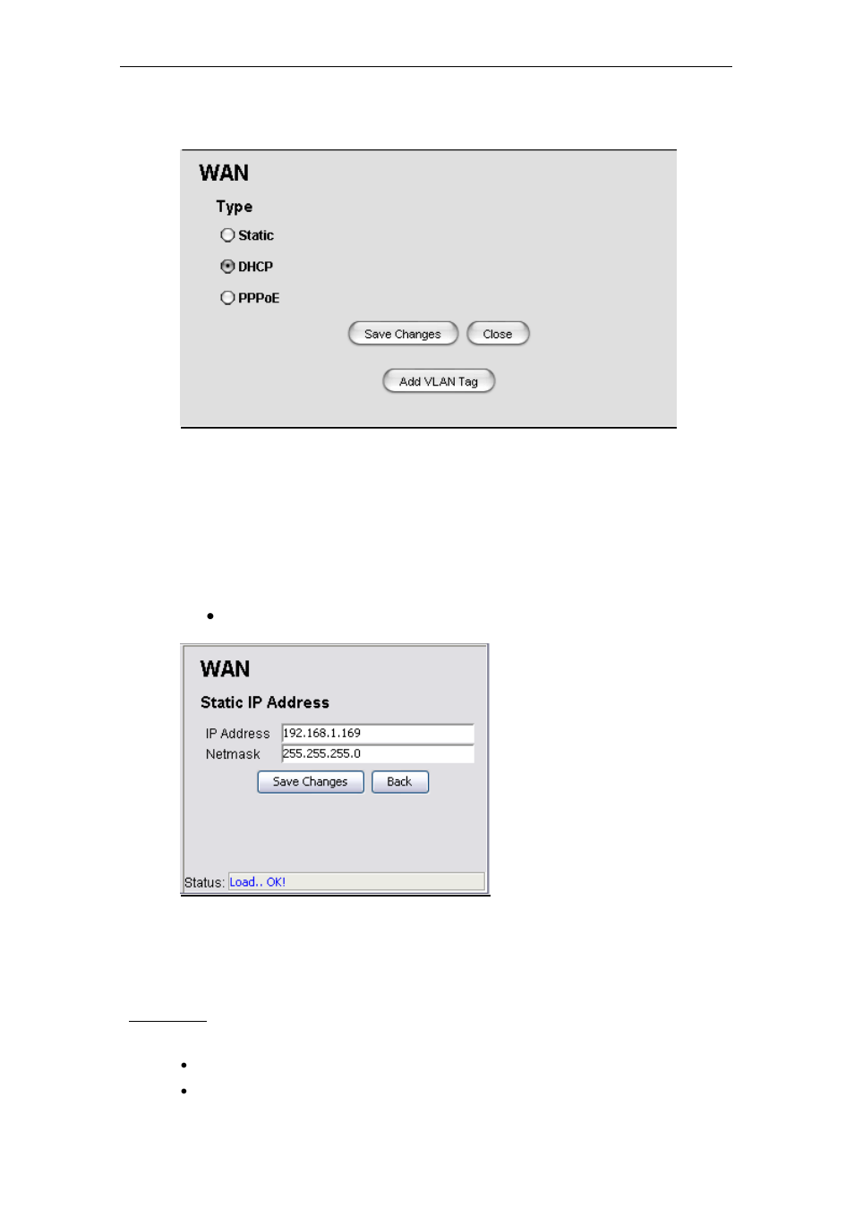 4 network > wan (map-3100 only), Network > wan > static, Network > wan (map-3100 only) | PLANET MAP-3020 User Manual | Page 73 / 126