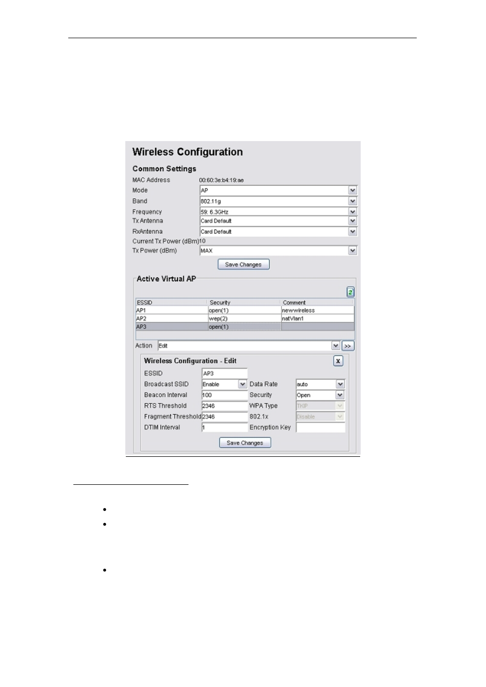 7 network > wireless configuration, Network > wireless configuration | PLANET MAP-3020 User Manual | Page 82 / 126