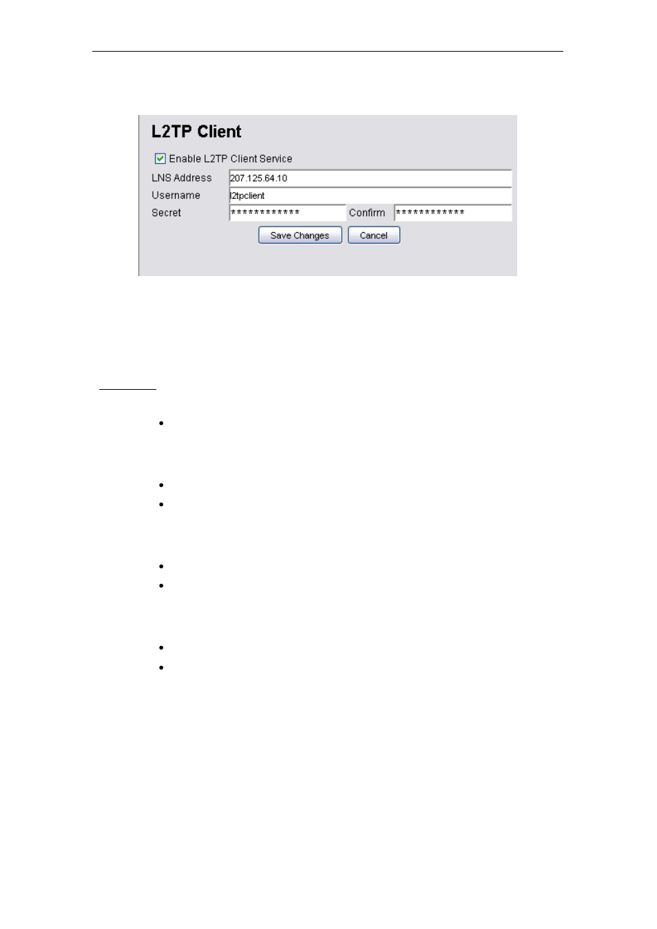 10 network > l2tp client | PLANET MAP-3020 User Manual | Page 88 / 126