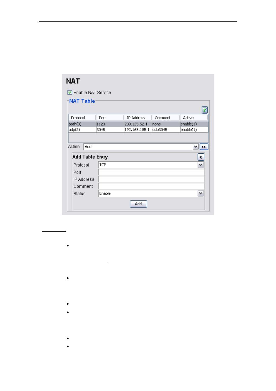 2 services > nat (map-3100 only), Services > nat (map-3100 only), Map-3100 only) | PLANET MAP-3020 User Manual | Page 97 / 126