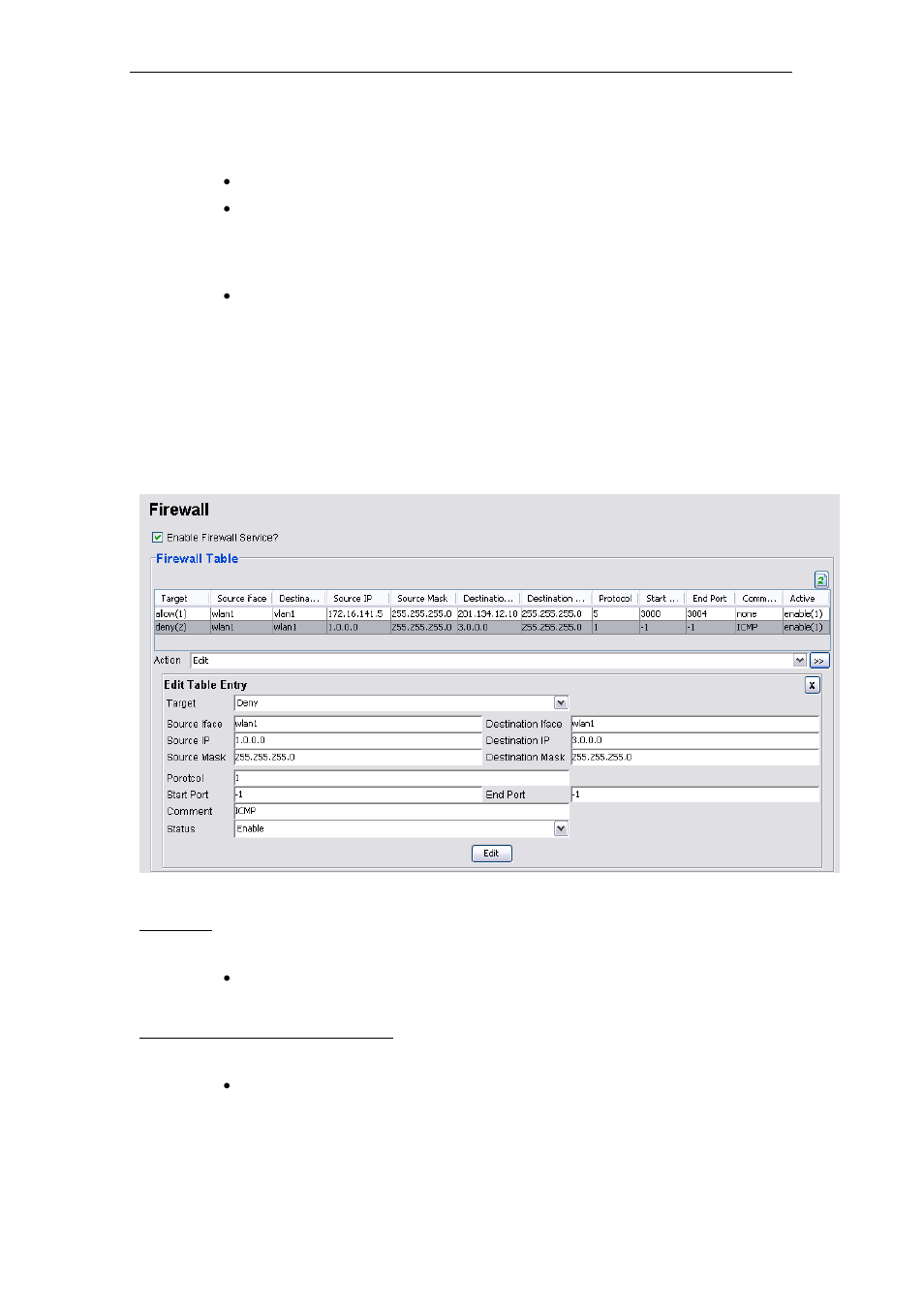 3 services > firewall (map-3100 only), Services > firewall (map-3100 only), Map-3100 only) | PLANET MAP-3020 User Manual | Page 98 / 126