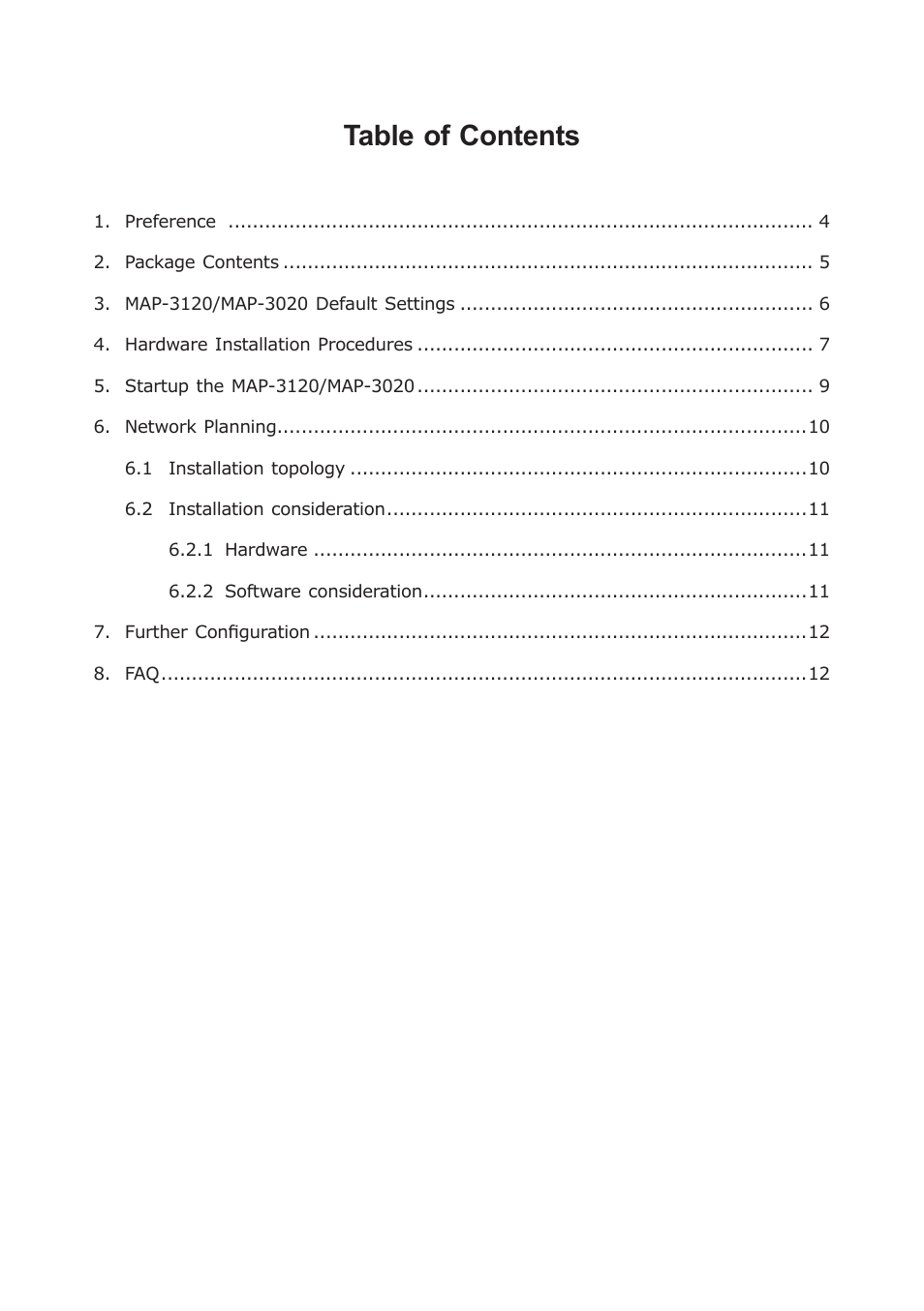PLANET MAP-3020 User Manual | Page 2 / 12