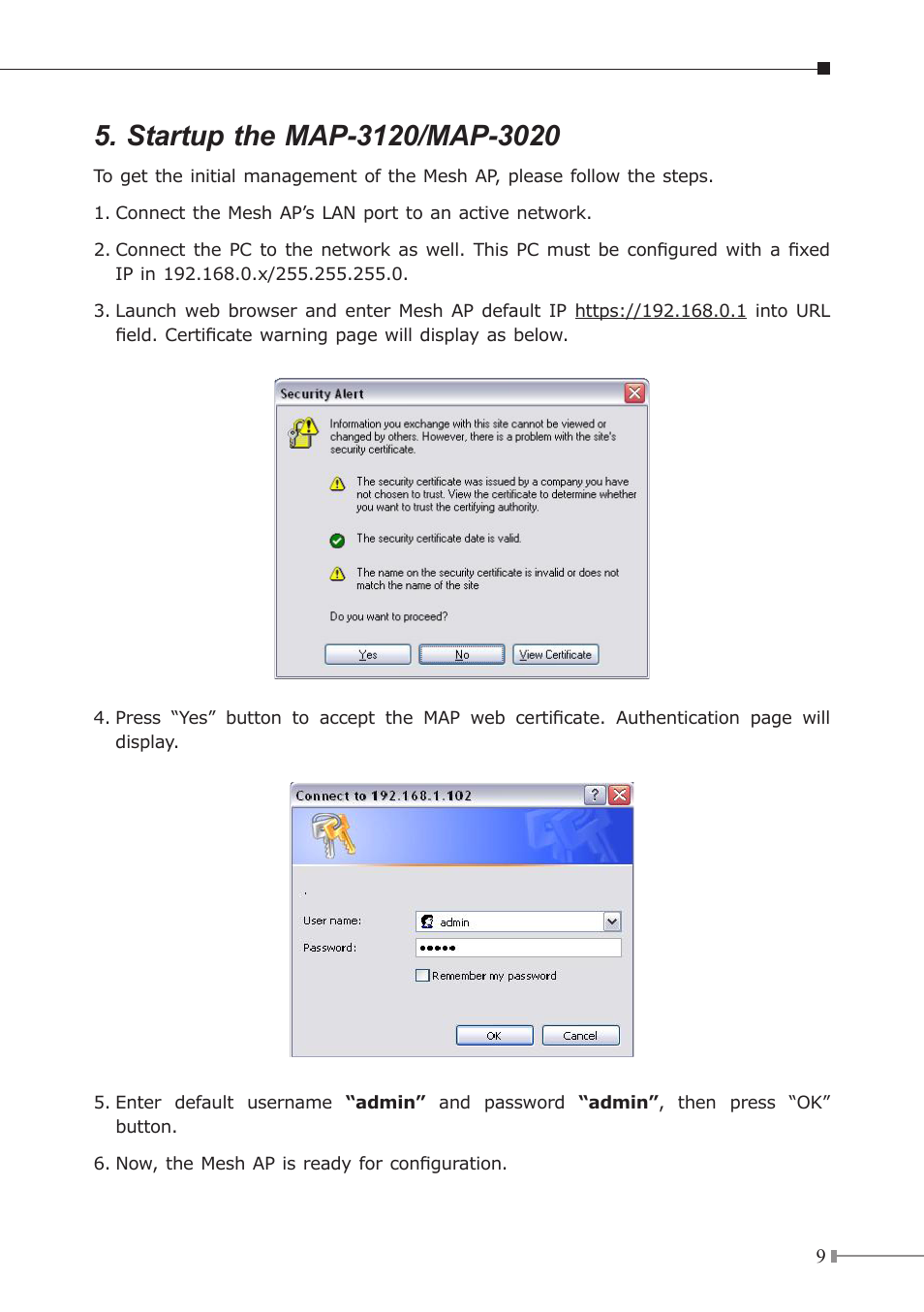 PLANET MAP-3020 User Manual | Page 9 / 12