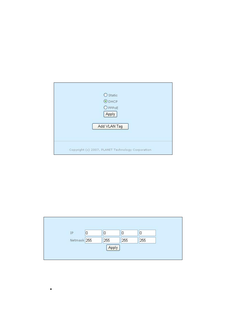 2 network > wan (map-3100 only), Network > wan (map-3100 only) 24 | PLANET MAP-3100 User Manual | Page 24 / 102