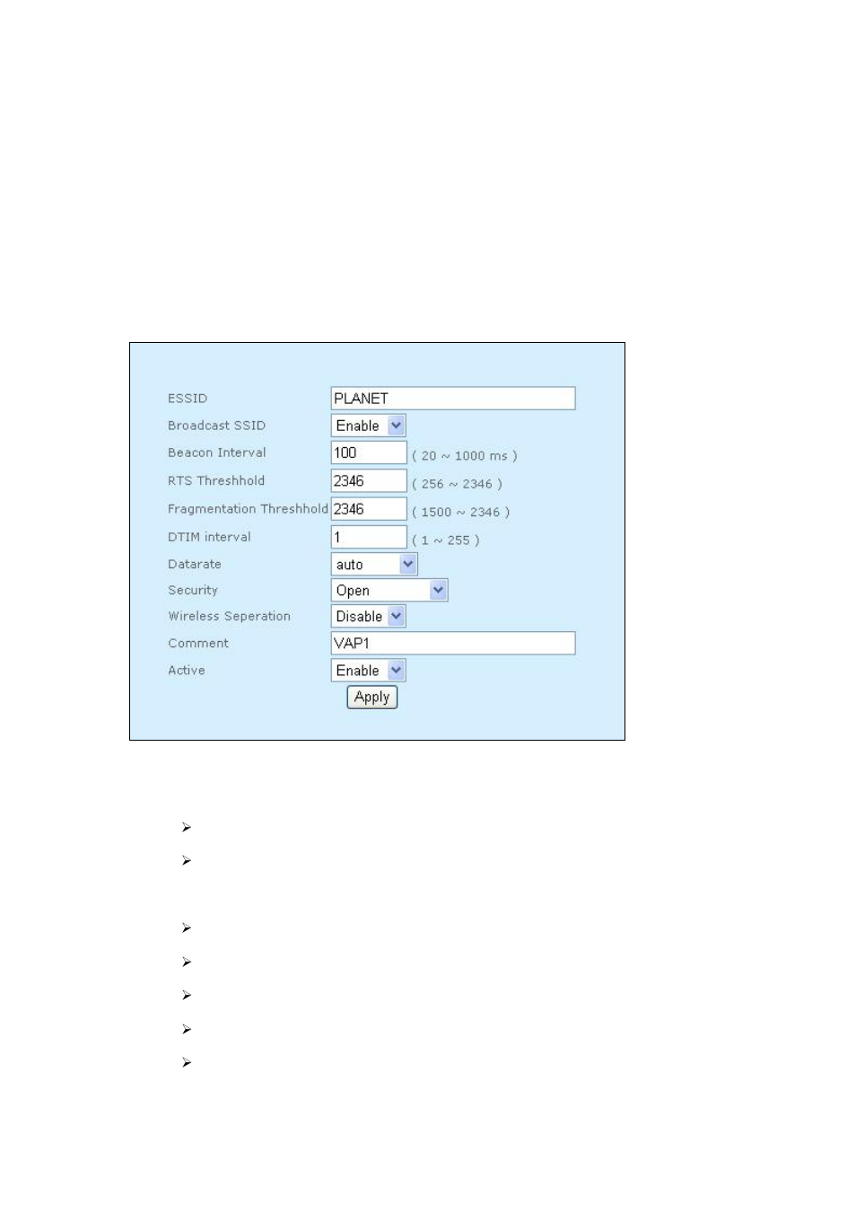 PLANET MAP-3100 User Manual | Page 35 / 102