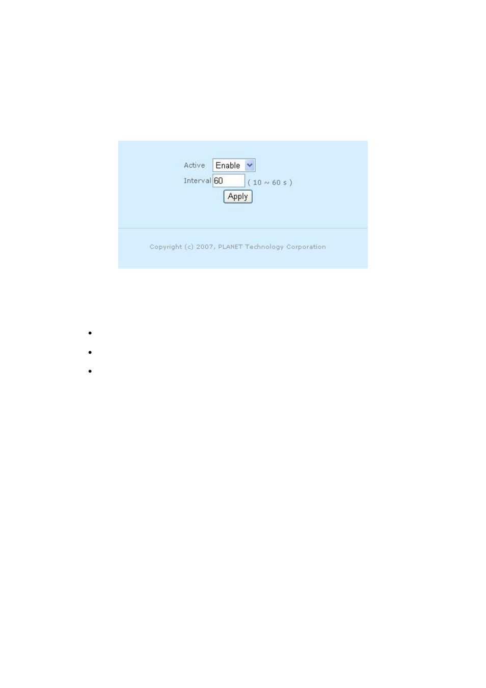 15 service > system watchdog, Service > system watchdog 66 | PLANET MAP-3100 User Manual | Page 66 / 102
