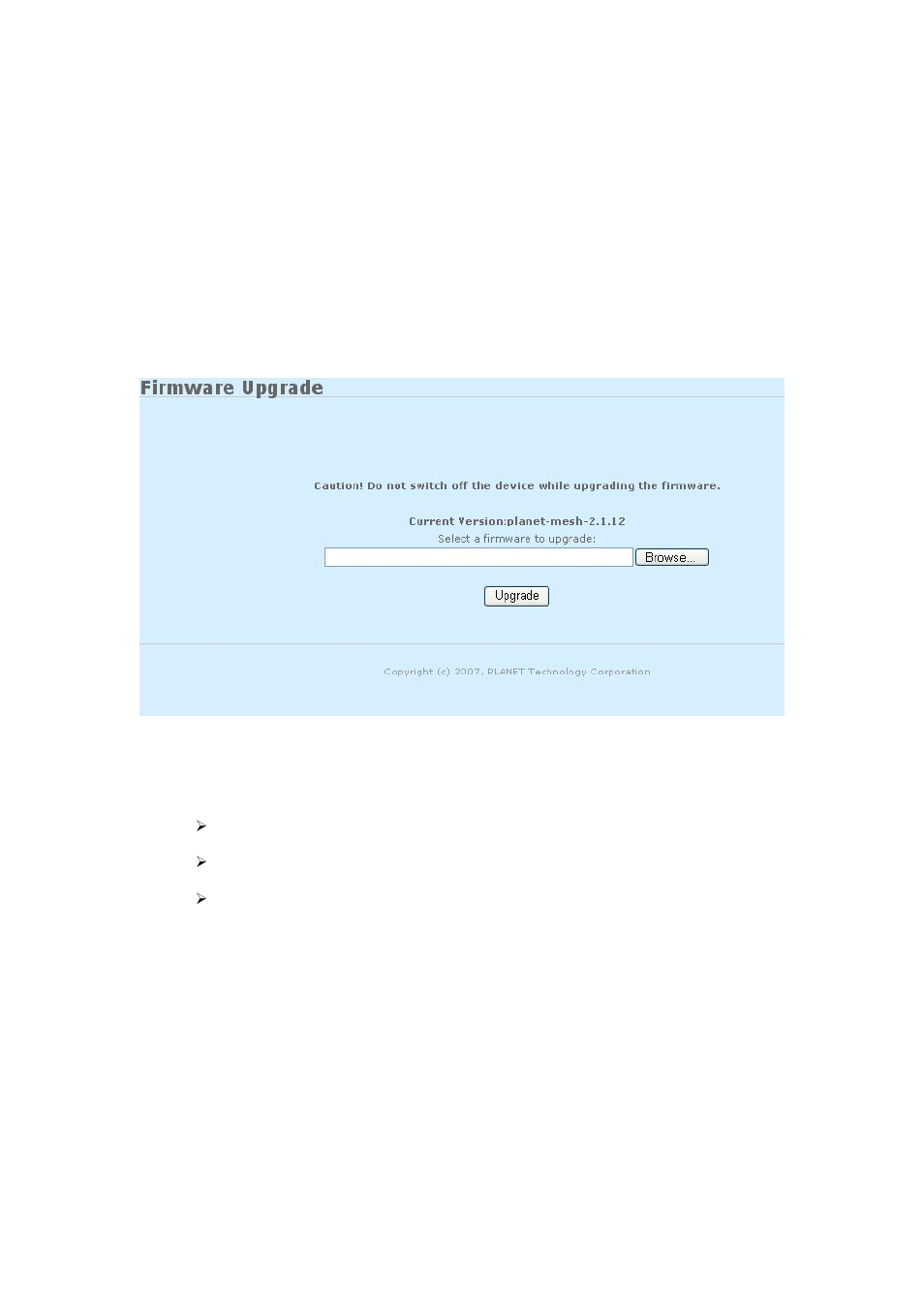 4 management > firmware, Management > firmware 75 | PLANET MAP-3100 User Manual | Page 75 / 102