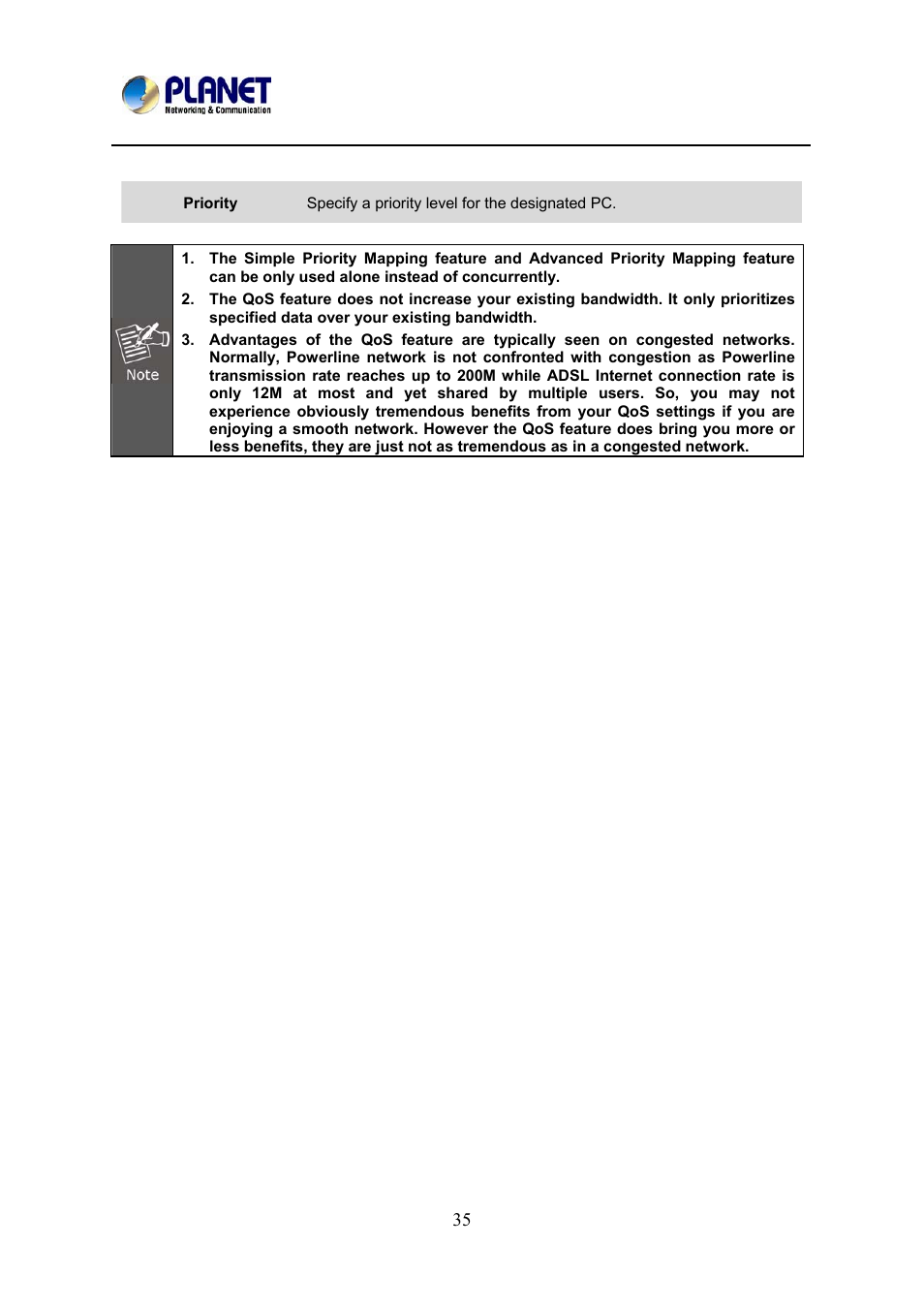 PLANET PL-510W User Manual | Page 37 / 47