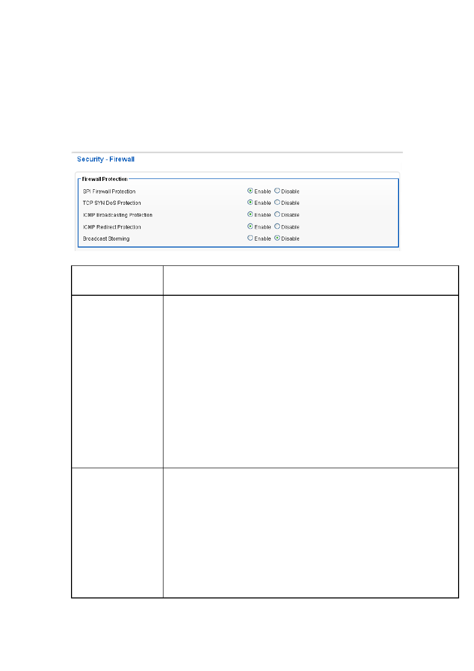 Chapter 5 security, 1 firewall, Irewall | PLANET VRT-420N User Manual | Page 33 / 71