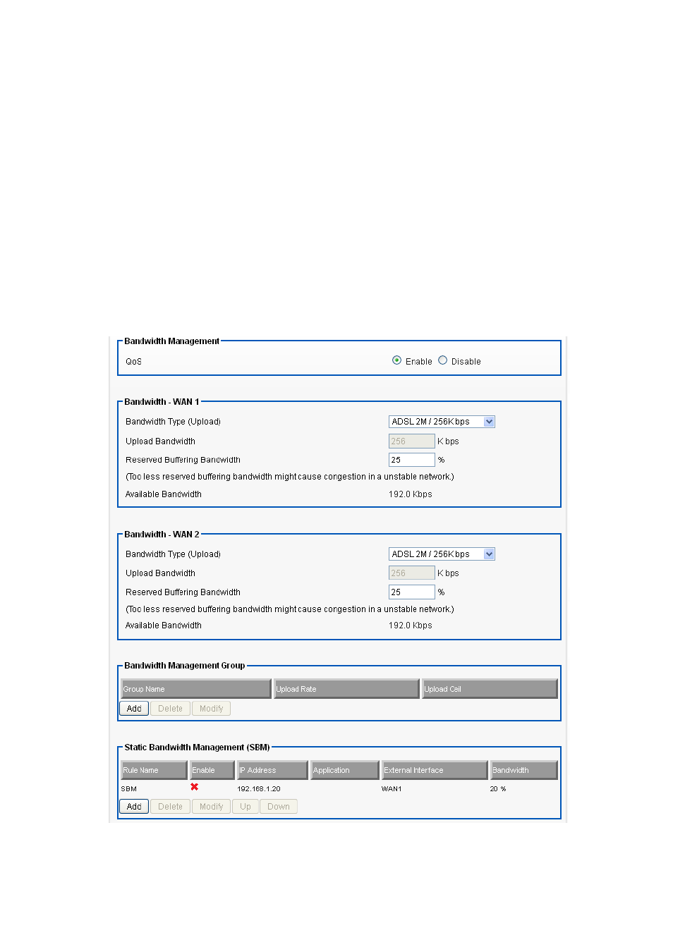 8 bwm qos | PLANET VRT-420N User Manual | Page 46 / 71