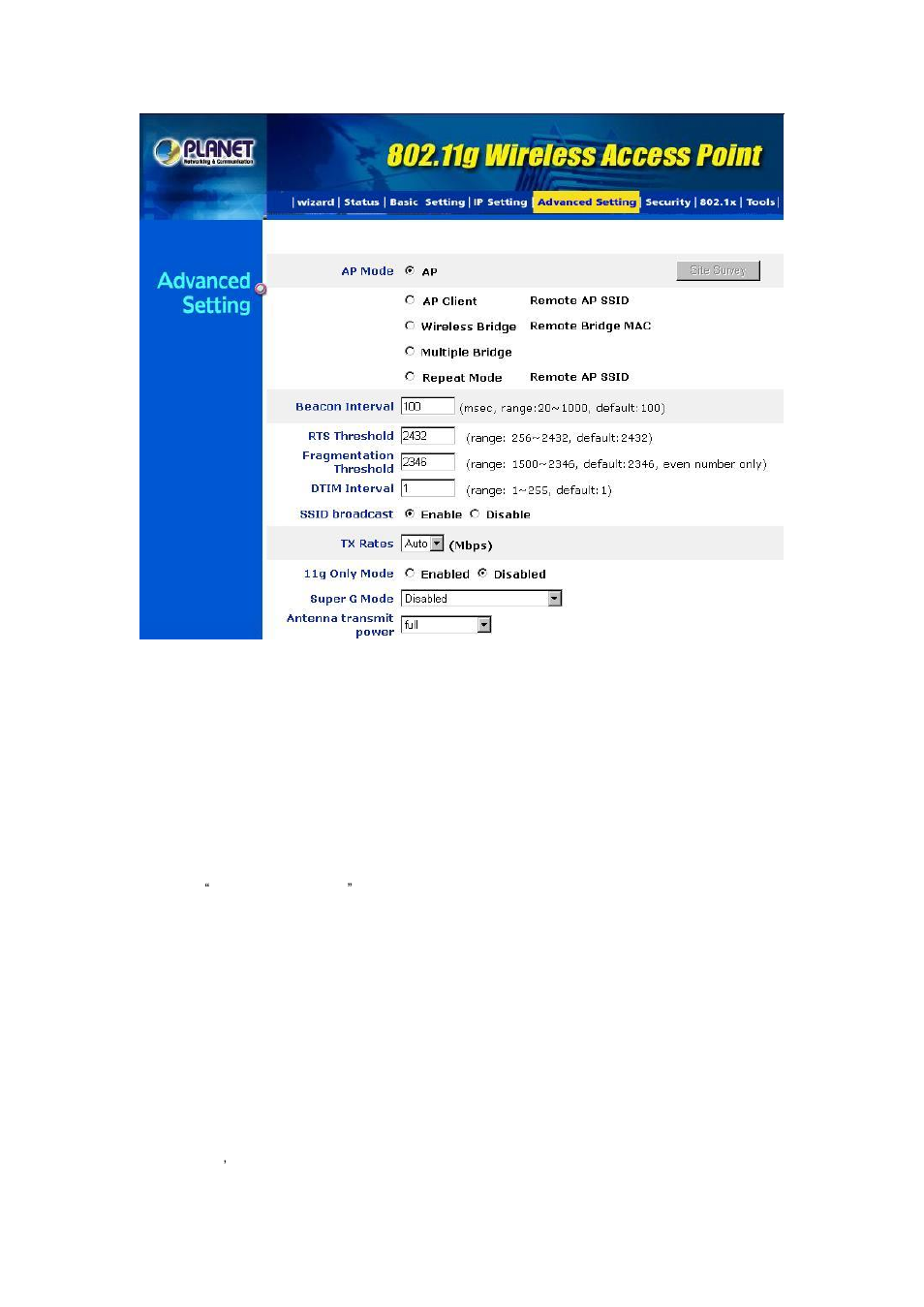 PLANET WAP-4000 User Manual | Page 18 / 63