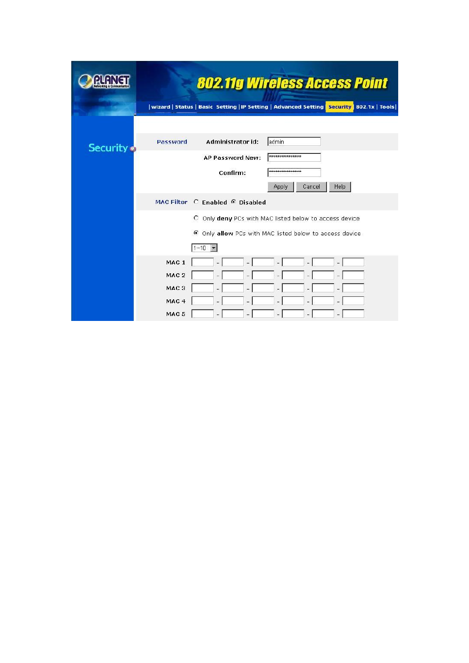 PLANET WAP-4000 User Manual | Page 20 / 63