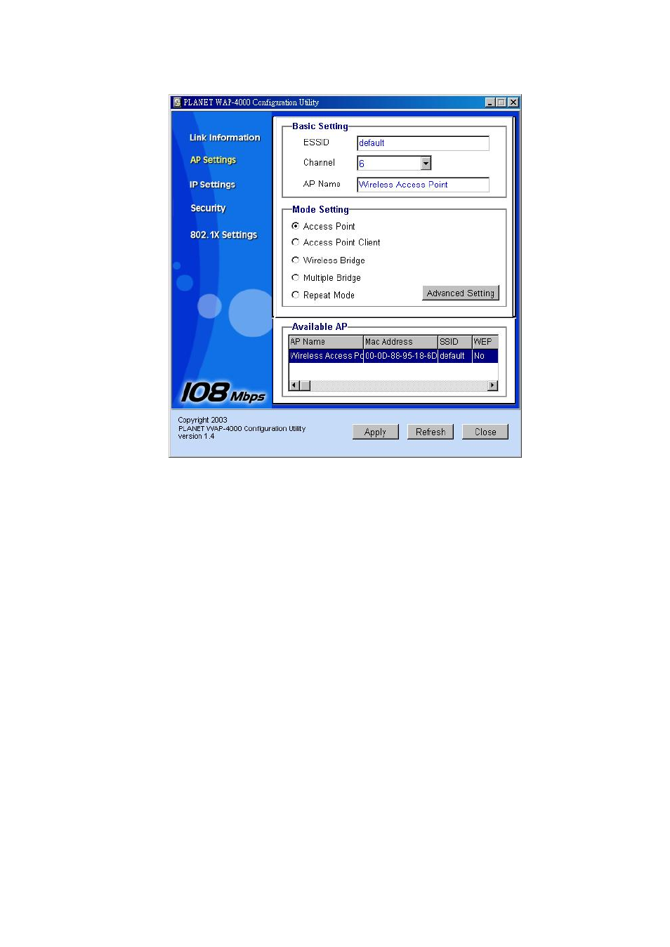 PLANET WAP-4000 User Manual | Page 26 / 63