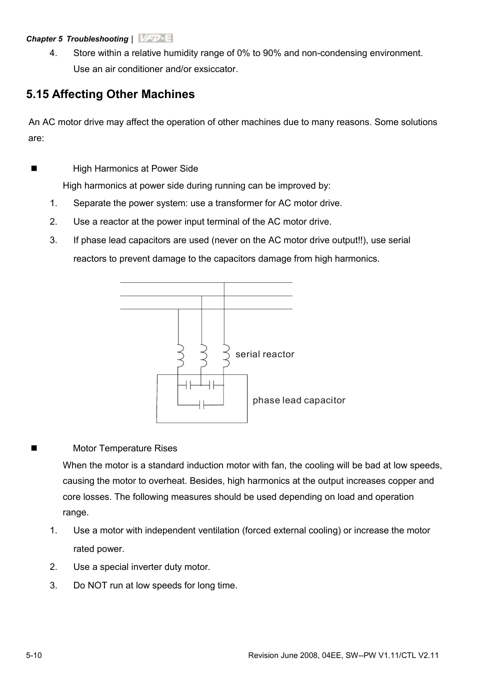 15 affecting other machines, 15 affecting other machines -10 | Delta Electronics AC Motor Drive VFD-E User Manual | Page 221 / 363