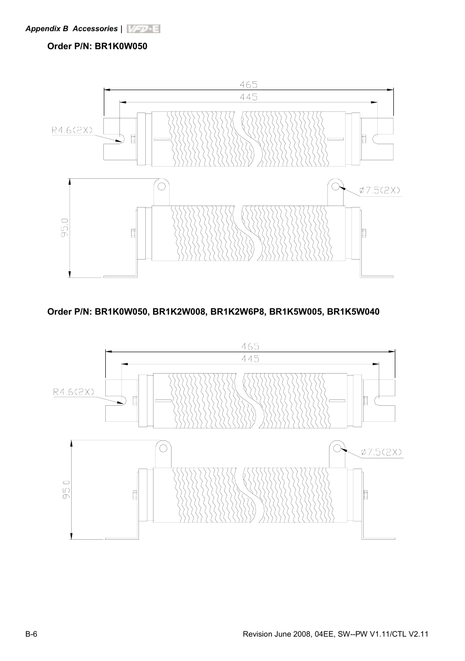 Delta Electronics AC Motor Drive VFD-E User Manual | Page 243 / 363