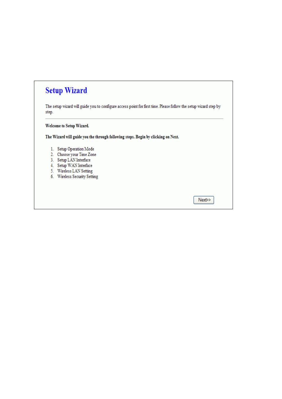 Chapter 5 setup wizard | PLANET WAP-6200 User Manual | Page 18 / 69