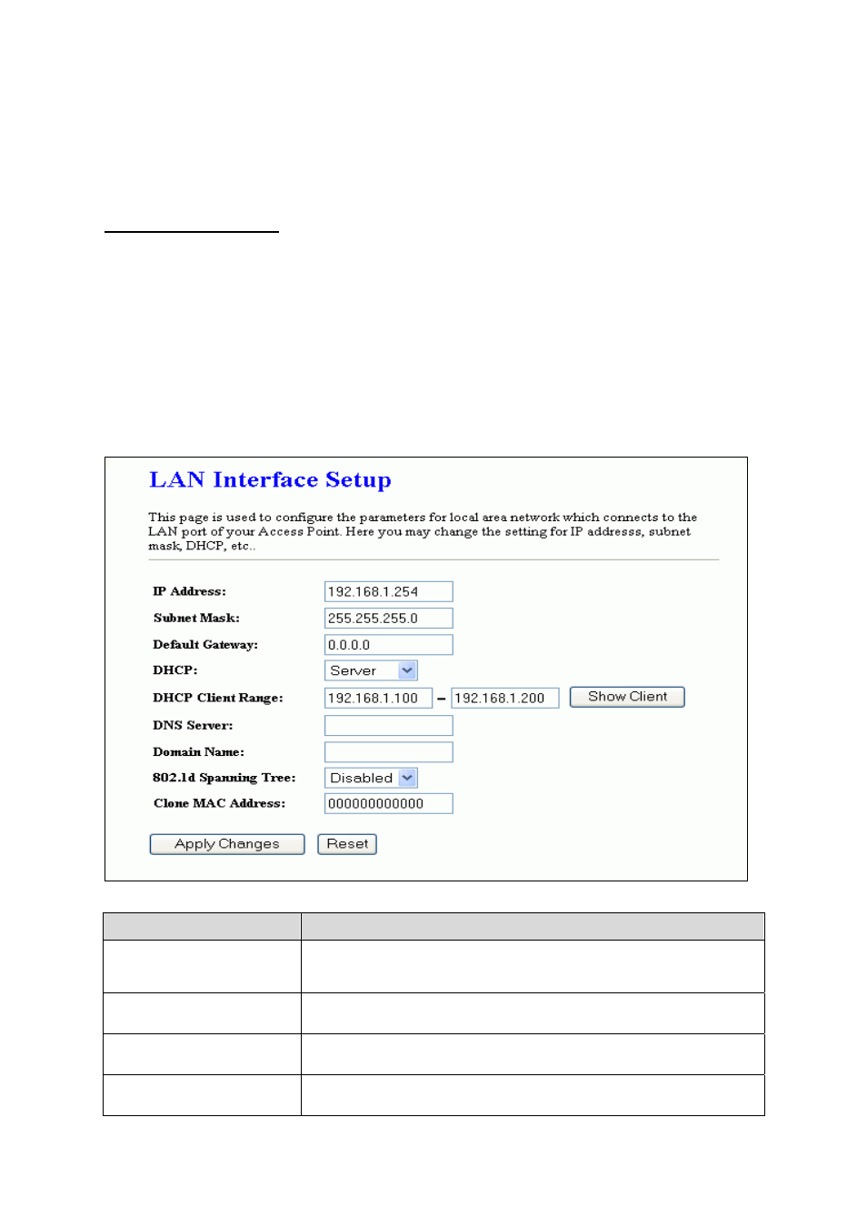 Chapter 8 tcp/ip settings, 1 lan interface | PLANET WAP-6200 User Manual | Page 36 / 69