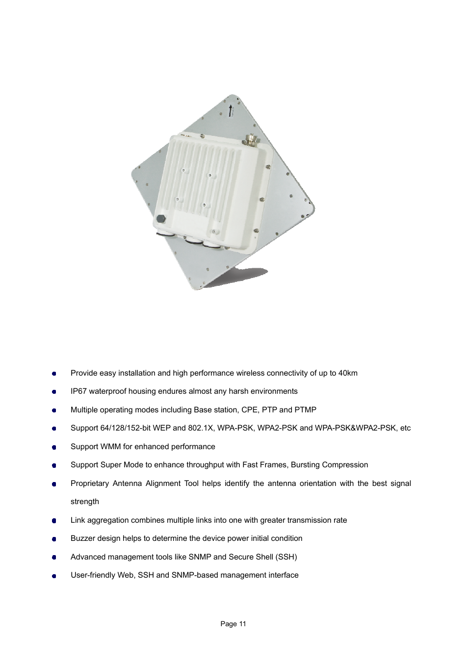 2 appearance, 3 key features | PLANET WAP-7500 User Manual | Page 11 / 82